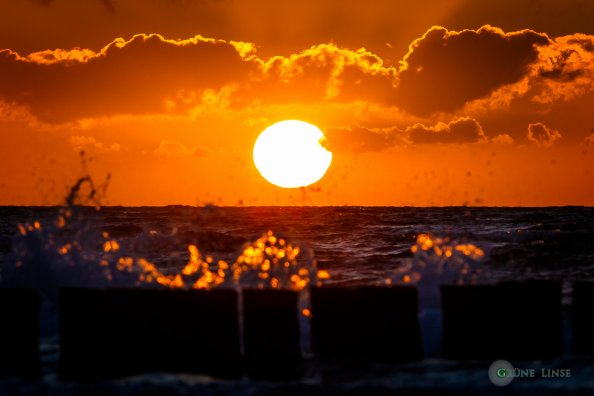 Sonnenuntergang Zingst - Seebrücke