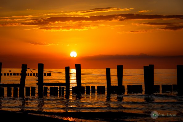 Sonnenuntergang Zingst - Seebrücke