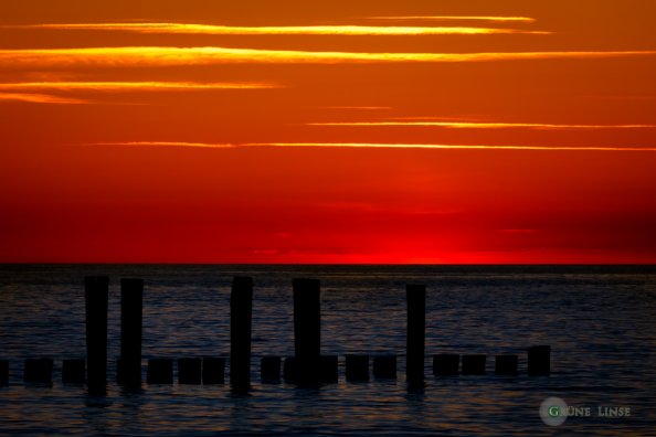 Sonnenuntergang Zingst - Seebrücke